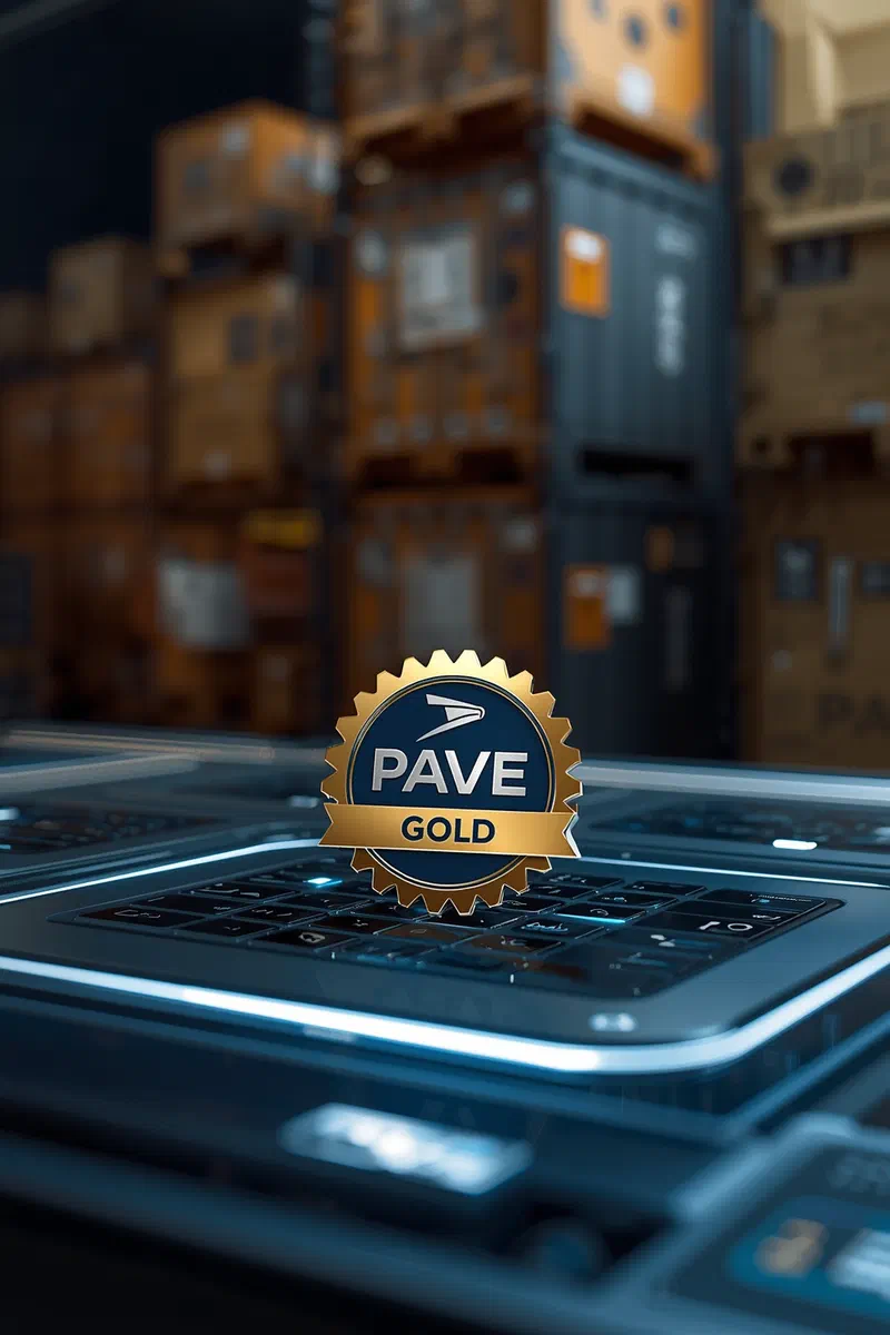 PAVE Gold certification seal